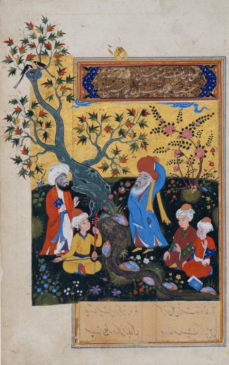 Mevlânâ müridleri arasında semâ ederken